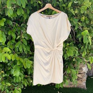 Halston Heritage white silk dress